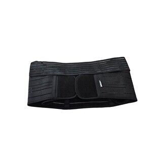 "Baby Go" Black Waist Support Men's Belt Size XXXL